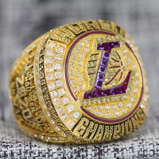 Los Angeles Lakers 2020 NBA Champions Ring Ornament