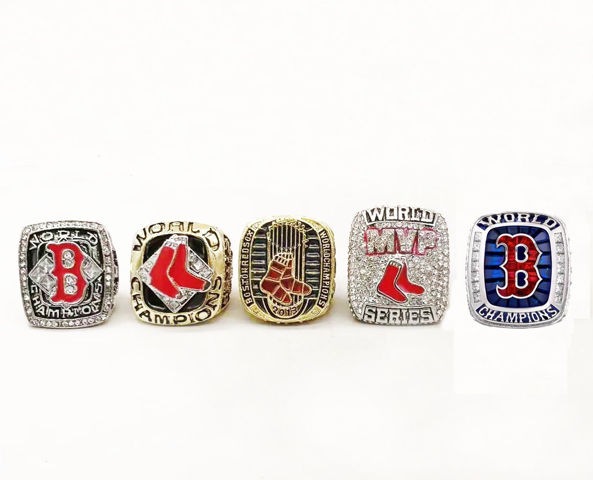 Boston Red Sox 2004/2007/2013 World Series MLB Championship Ring Collection