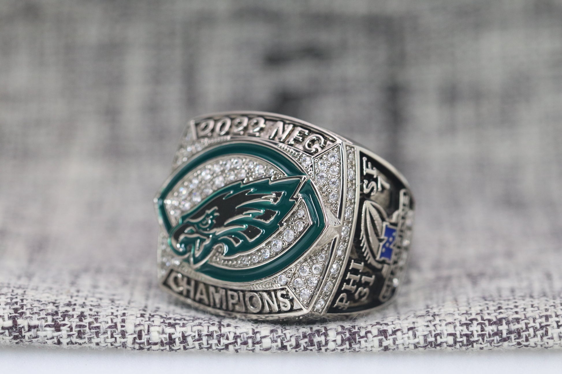 Philadelphia Eagles NFC Football Championship Ring (2022) - Premium Se –  Rings For Champs