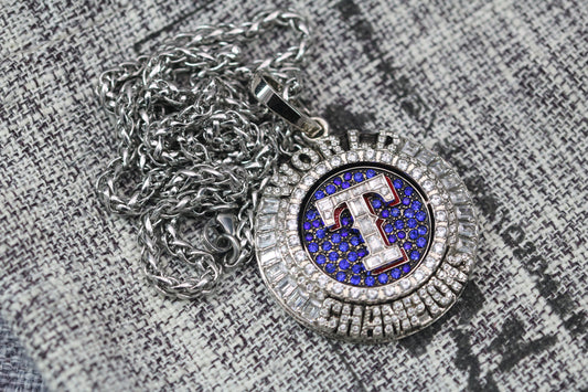 Texas Rangers World Series Pendant Necklace Necklace (2023) - Premium Series