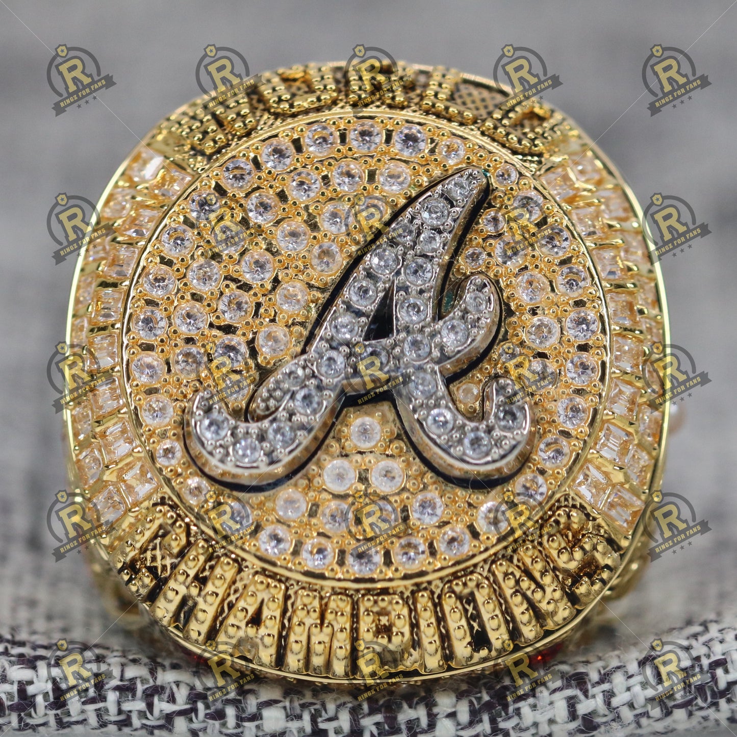 Atlanta Braves World Series Ring (2021) - Premium Series - Rings For Champs, NFL rings, MLB rings, NBA rings, NHL rings, NCAA rings, Super bowl ring, Superbowl ring, Super bowl rings, Superbowl rings, Dallas Cowboys
