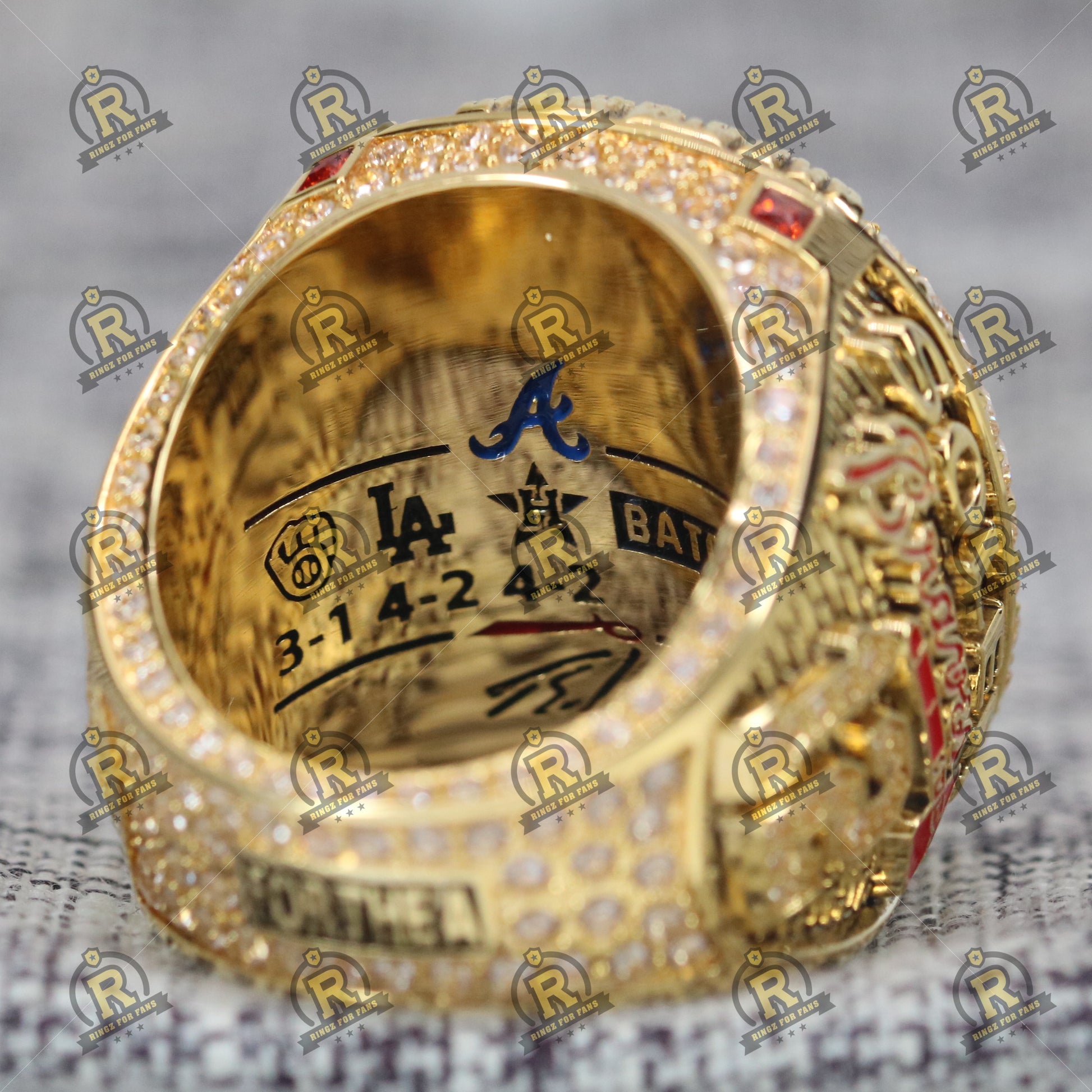 2021 Atlanta Braves MLB Championship Ring World Baseball World 