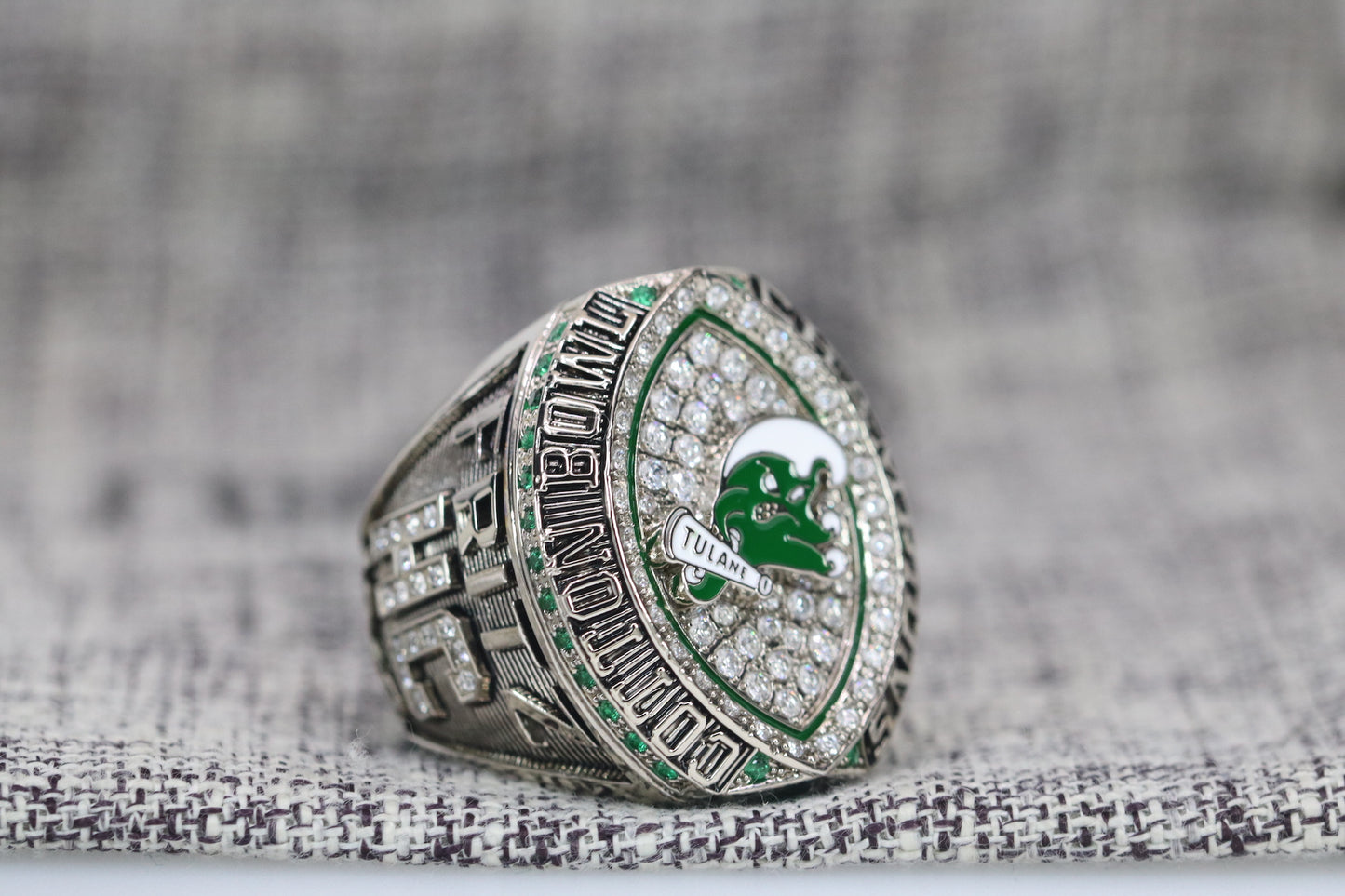 Tulane University Green Wave College Football Cotton Bowl Ring (2023) - Premium Series