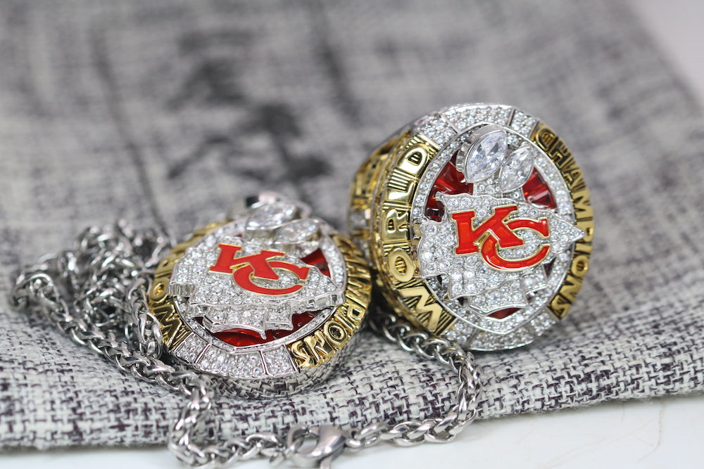 Kansas City Chiefs Super Bowl Pendant (2019) - Premium Series - Rings For Champs, NFL rings, MLB rings, NBA rings, NHL rings, NCAA rings, Super bowl ring, Superbowl ring, Super bowl rings, Superbowl rings, Dallas Cowboys