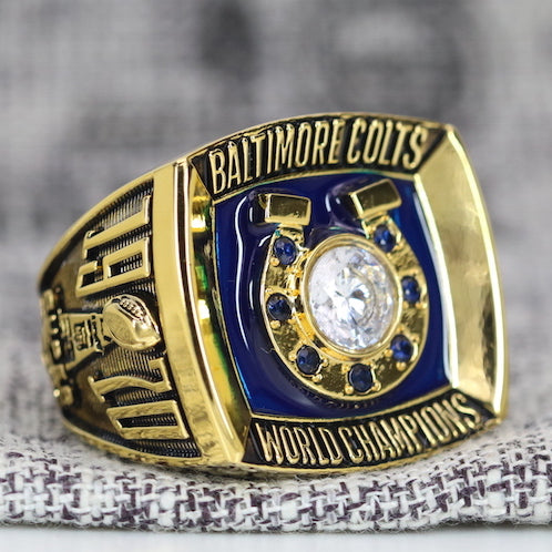 Baltimore Colts Super Bowl Ring (1970) - Premium Series - Rings For Champs, NFL rings, MLB rings, NBA rings, NHL rings, NCAA rings, Super bowl ring, Superbowl ring, Super bowl rings, Superbowl rings, Dallas Cowboys