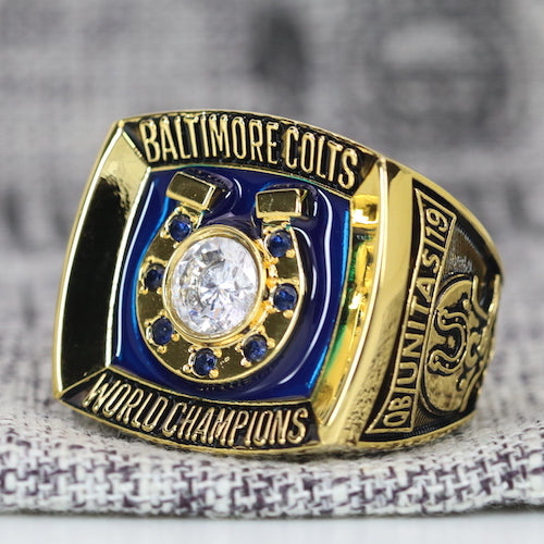 Baltimore Colts Super Bowl Ring (1970) - Premium Series - Rings For Champs, NFL rings, MLB rings, NBA rings, NHL rings, NCAA rings, Super bowl ring, Superbowl ring, Super bowl rings, Superbowl rings, Dallas Cowboys