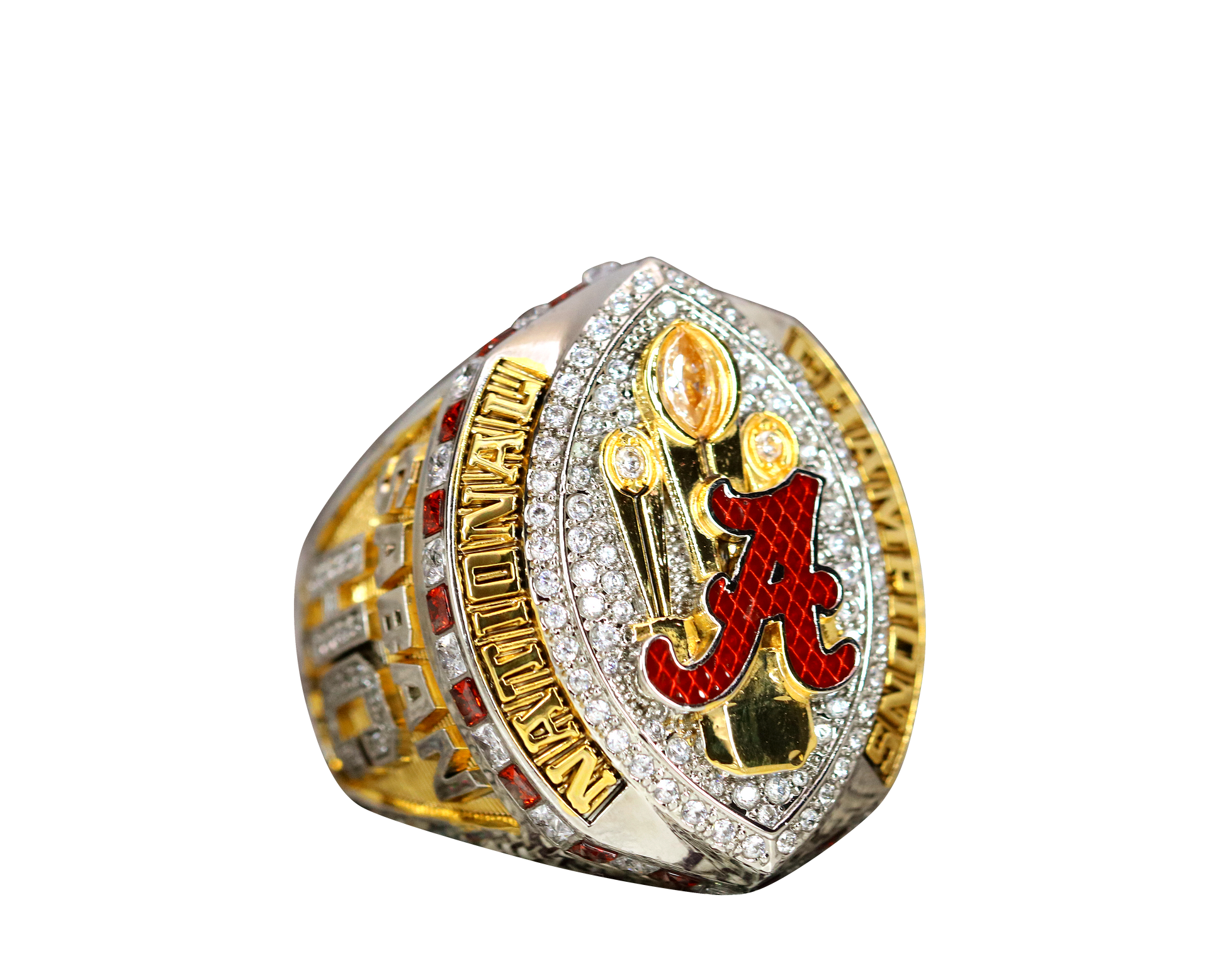 Alabama Crimson Tide College Football National Championship Ring (2020) - Premium Series - Rings For Champs, NFL rings, MLB rings, NBA rings, NHL rings, NCAA rings, Super bowl ring, Superbowl ring, Super bowl rings, Superbowl rings, Dallas Cowboys