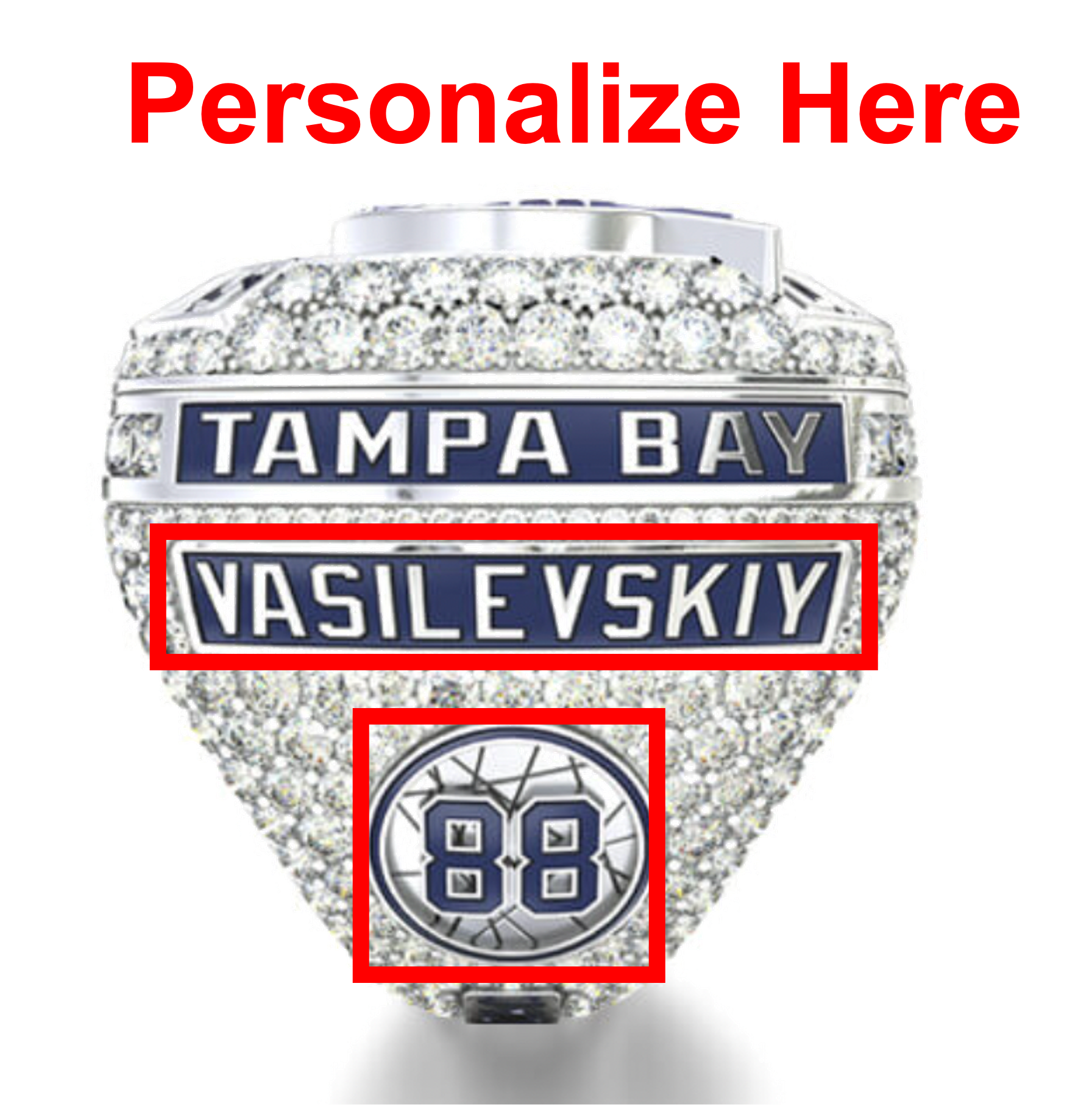 Tampa Bay Lightning Stanley Cup Ring (2021) - Premium Series - Rings For Champs, NFL rings, MLB rings, NBA rings, NHL rings, NCAA rings, Super bowl ring, Superbowl ring, Super bowl rings, Superbowl rings, Dallas Cowboys