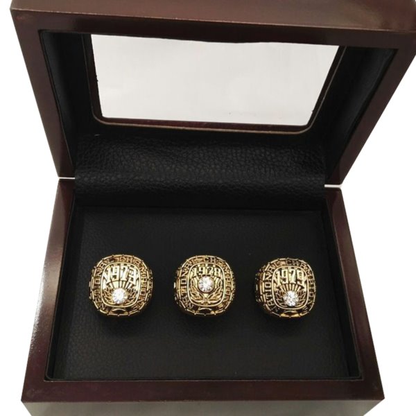 Alabama Crimson Tide College Football National Championship 3 Ring Set (1973, 1978, 1979) - Rings For Champs, NFL rings, MLB rings, NBA rings, NHL rings, NCAA rings, Super bowl ring, Superbowl ring, Super bowl rings, Superbowl rings, Dallas Cowboys