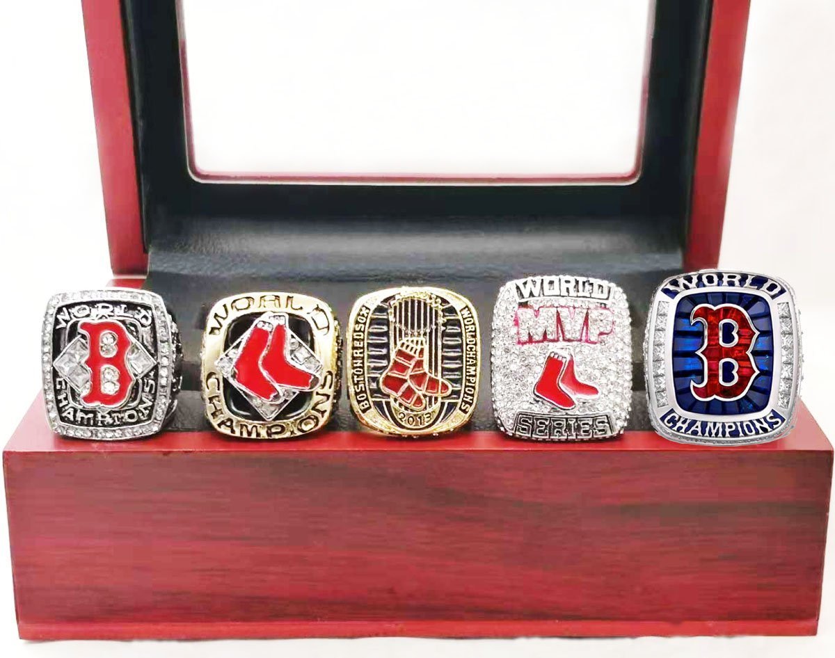 Boston Red Sox World Series 5 Ring Set (MVP, 2004, 2007, 2013, 2018) Set - Rings For Champs, NFL rings, MLB rings, NBA rings, NHL rings, NCAA rings, Super bowl ring, Superbowl ring, Super bowl rings, Superbowl rings, Dallas Cowboys