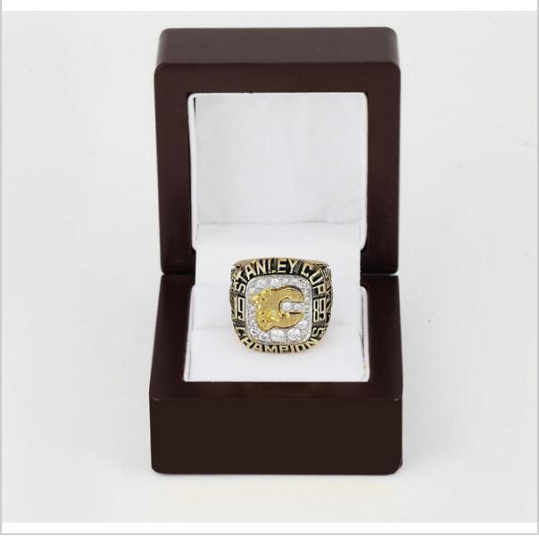 Calgary Flames Stanley Cup Ring (1989) - Rings For Champs, NFL rings, MLB rings, NBA rings, NHL rings, NCAA rings, Super bowl ring, Superbowl ring, Super bowl rings, Superbowl rings, Dallas Cowboys