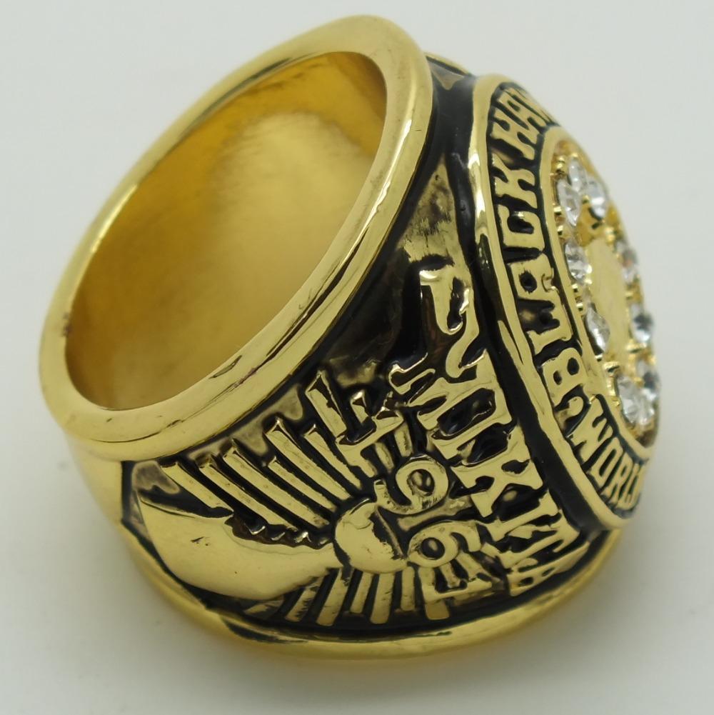 Chicago Blackhawks Stanley Cup Ring (1961) - Rings For Champs, NFL rings, MLB rings, NBA rings, NHL rings, NCAA rings, Super bowl ring, Superbowl ring, Super bowl rings, Superbowl rings, Dallas Cowboys