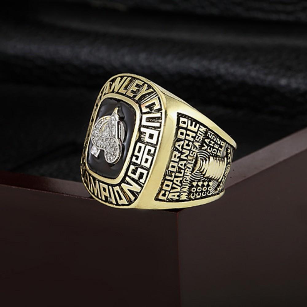 Colorado Avalanche Stanley Cup Ring (1996) - Rings For Champs, NFL rings, MLB rings, NBA rings, NHL rings, NCAA rings, Super bowl ring, Superbowl ring, Super bowl rings, Superbowl rings, Dallas Cowboys