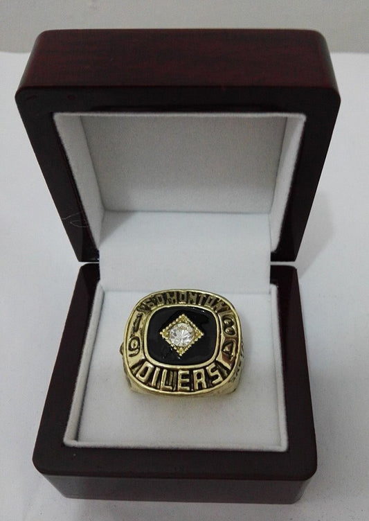 Edmonton Oilers Stanley Cup Ring (1984) - Rings For Champs, NFL rings, MLB rings, NBA rings, NHL rings, NCAA rings, Super bowl ring, Superbowl ring, Super bowl rings, Superbowl rings, Dallas Cowboys