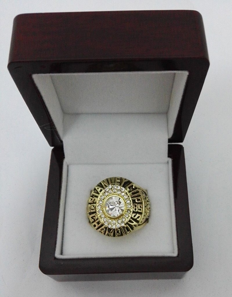 Edmonton Oilers Stanley Cup Ring (1985) - Rings For Champs, NFL rings, MLB rings, NBA rings, NHL rings, NCAA rings, Super bowl ring, Superbowl ring, Super bowl rings, Superbowl rings, Dallas Cowboys
