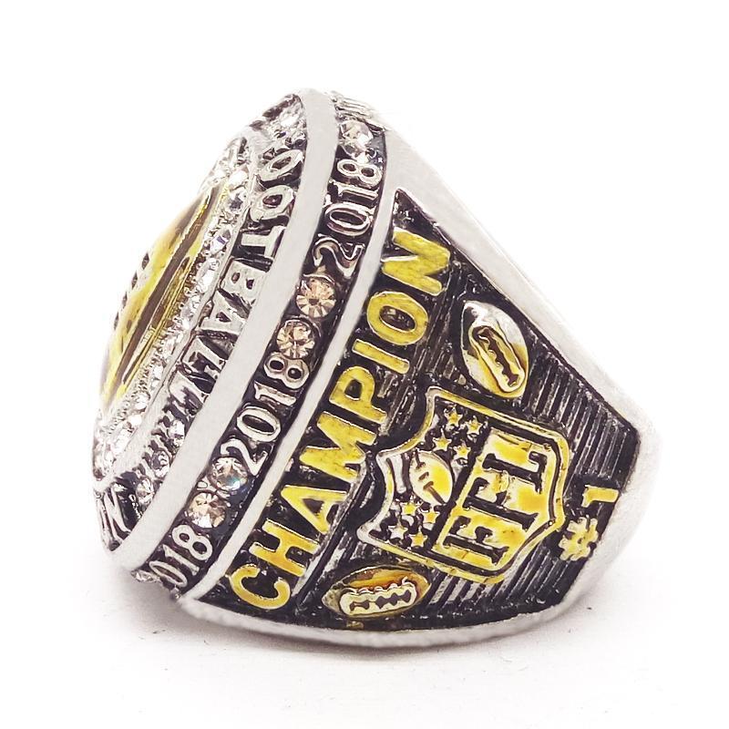Fantasy Football League Championship Ring (2018) - Version 1 - Rings For Champs, NFL rings, MLB rings, NBA rings, NHL rings, NCAA rings, Super bowl ring, Superbowl ring, Super bowl rings, Superbowl rings, Dallas Cowboys