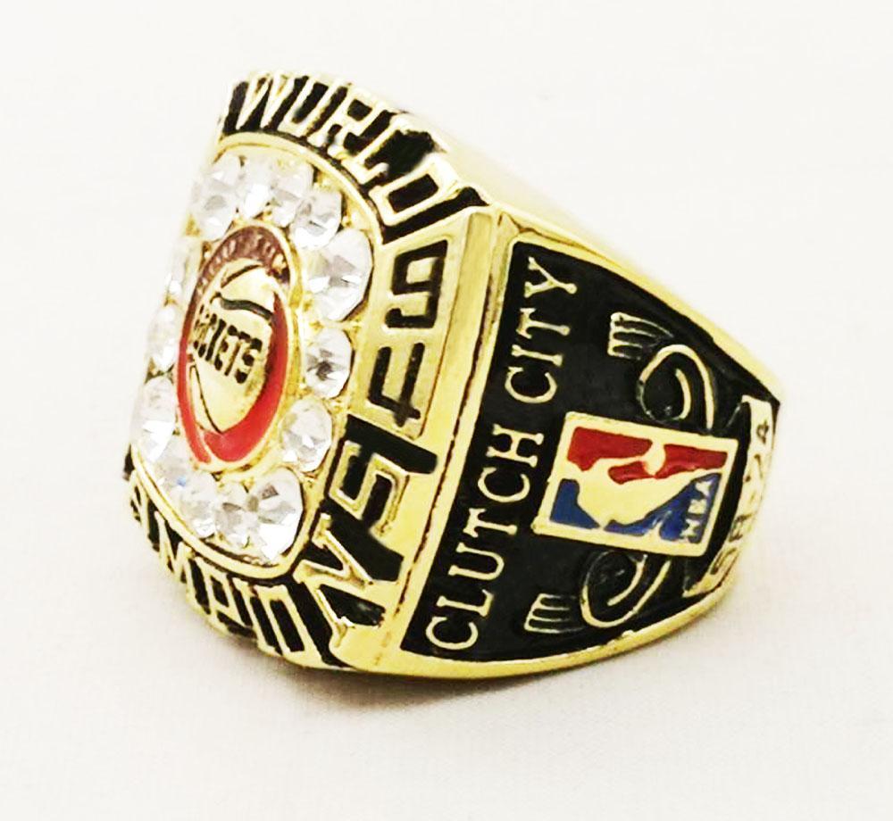 Houston Rockets NBA Championship Ring (1994) - Olajuwon - Rings For Champs, NFL rings, MLB rings, NBA rings, NHL rings, NCAA rings, Super bowl ring, Superbowl ring, Super bowl rings, Superbowl rings, Dallas Cowboys