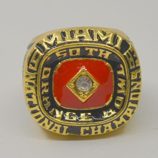 Miami (Fla.) Hurricanes College Football National Championship Ring (1983) - Rings For Champs, NFL rings, MLB rings, NBA rings, NHL rings, NCAA rings, Super bowl ring, Superbowl ring, Super bowl rings, Superbowl rings, Dallas Cowboys