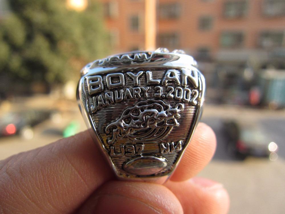 Miami (Fla.) Hurricanes College Football National Championship Ring (2001) - Rings For Champs, NFL rings, MLB rings, NBA rings, NHL rings, NCAA rings, Super bowl ring, Superbowl ring, Super bowl rings, Superbowl rings, Dallas Cowboys