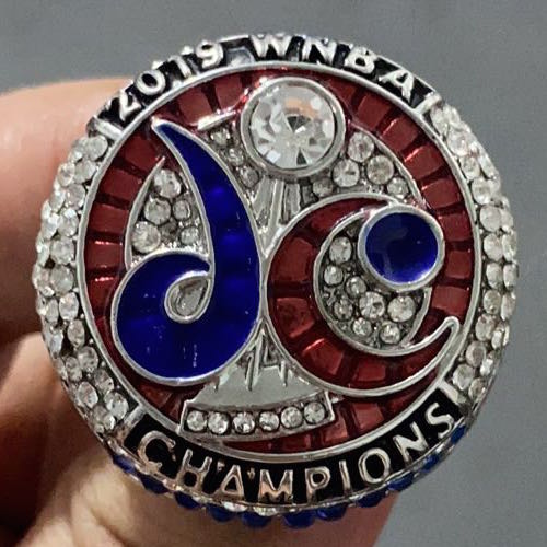 Washington Mystics WNMBA Championship Ring (2019) - Standard Series - Rings For Champs, NFL rings, MLB rings, NBA rings, NHL rings, NCAA rings, Super bowl ring, Superbowl ring, Super bowl rings, Superbowl rings, Dallas Cowboys