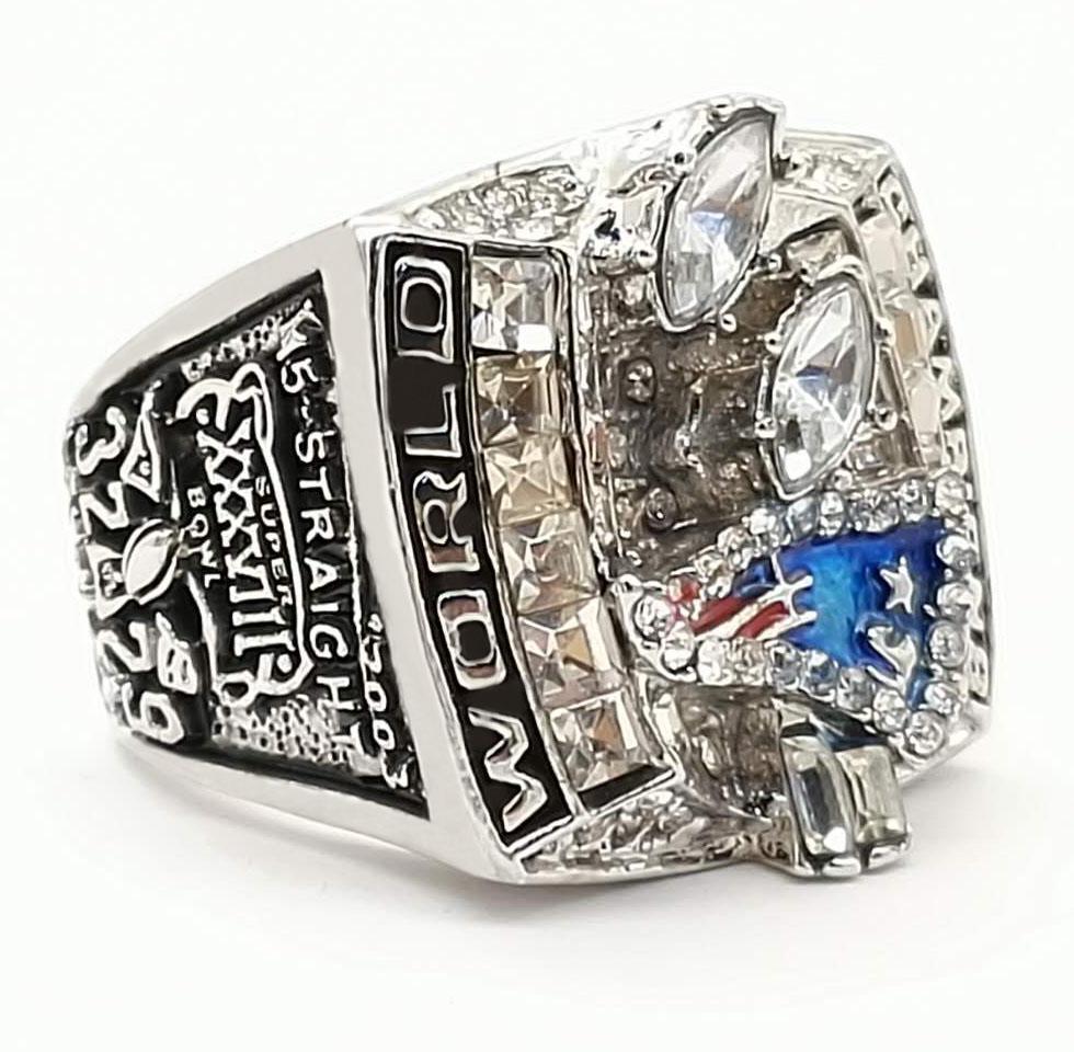 New England Patriots Super Bowl Ring (2003) - Rings For Champs, NFL rings, MLB rings, NBA rings, NHL rings, NCAA rings, Super bowl ring, Superbowl ring, Super bowl rings, Superbowl rings, Dallas Cowboys