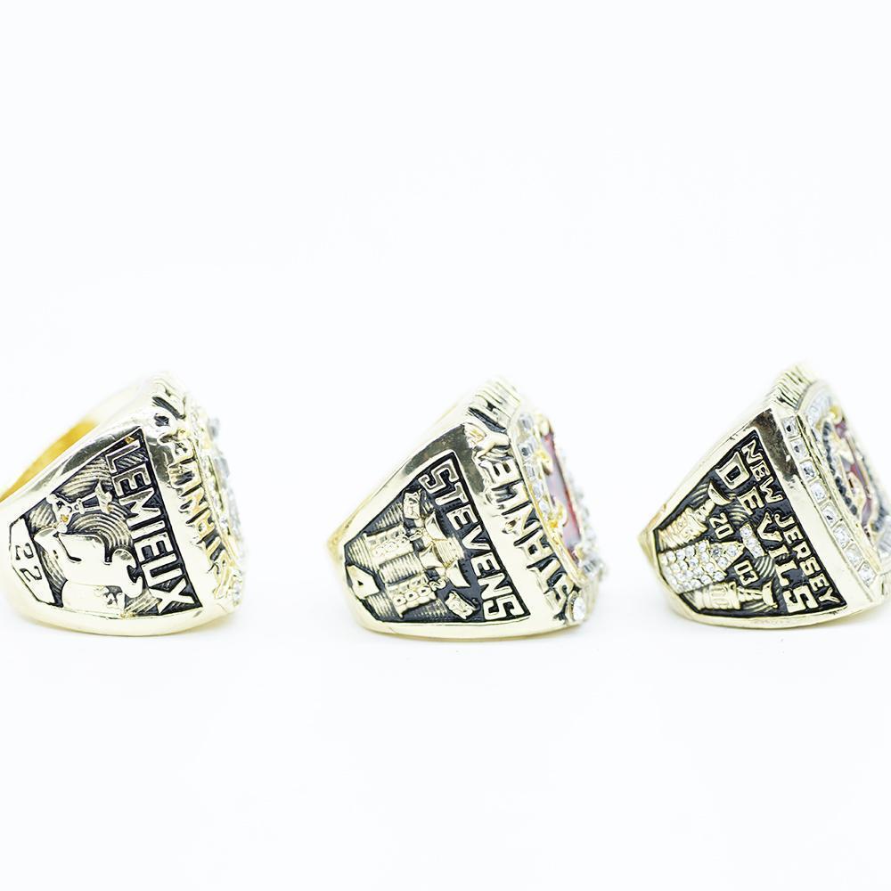 New Jersey Devils Stanley Cup 3 Ring Set (1995, 2000, 2003) - Rings For Champs, NFL rings, MLB rings, NBA rings, NHL rings, NCAA rings, Super bowl ring, Superbowl ring, Super bowl rings, Superbowl rings, Dallas Cowboys