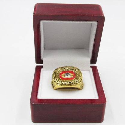Oklahoma Sooners College Football National Championship Ring (1975) - Rings For Champs, NFL rings, MLB rings, NBA rings, NHL rings, NCAA rings, Super bowl ring, Superbowl ring, Super bowl rings, Superbowl rings, Dallas Cowboys