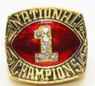 Oklahoma Sooners College Football National Championship Ring (1985) - Rings For Champs, NFL rings, MLB rings, NBA rings, NHL rings, NCAA rings, Super bowl ring, Superbowl ring, Super bowl rings, Superbowl rings, Dallas Cowboys