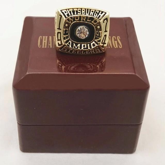 Pittsburgh Steelers Super Bowl Ring (1974) - Rings For Champs, NFL rings, MLB rings, NBA rings, NHL rings, NCAA rings, Super bowl ring, Superbowl ring, Super bowl rings, Superbowl rings, Dallas Cowboys