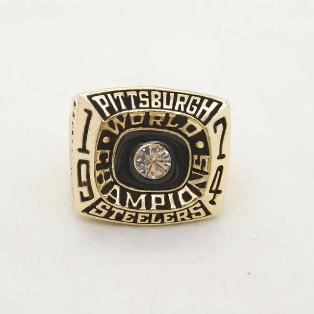 Pittsburgh Steelers Super Bowl Ring (1974) - Rings For Champs, NFL rings, MLB rings, NBA rings, NHL rings, NCAA rings, Super bowl ring, Superbowl ring, Super bowl rings, Superbowl rings, Dallas Cowboys