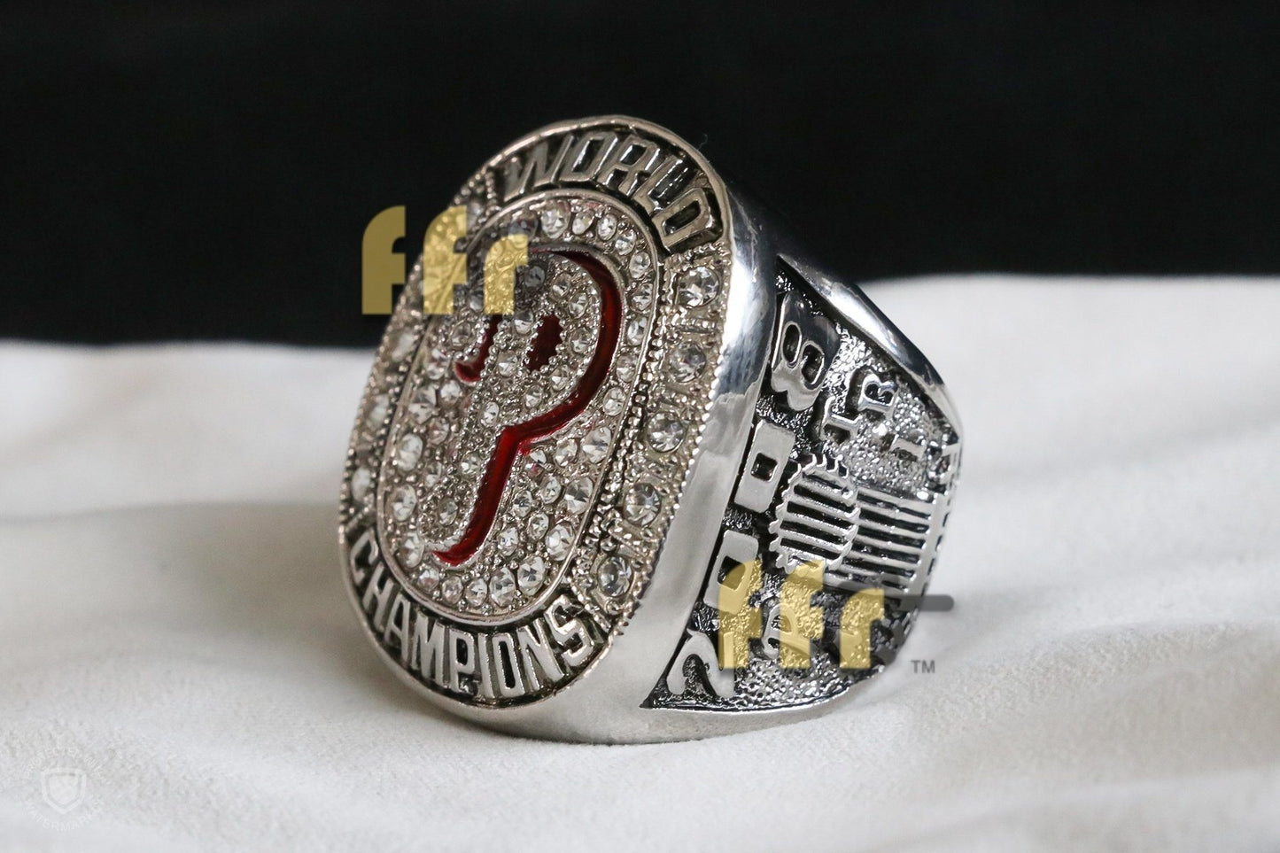 Philadelphia Phillies World Series Ring (2008) - Manuel - Rings For Champs, NFL rings, MLB rings, NBA rings, NHL rings, NCAA rings, Super bowl ring, Superbowl ring, Super bowl rings, Superbowl rings, Dallas Cowboys