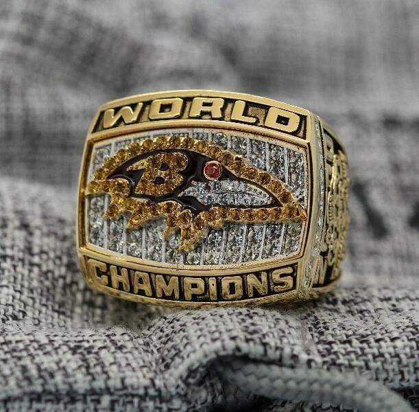 Baltimore Ravens Championship Ring (2000) - Premium Series - Rings For Champs, NFL rings, MLB rings, NBA rings, NHL rings, NCAA rings, Super bowl ring, Superbowl ring, Super bowl rings, Superbowl rings, Dallas Cowboys