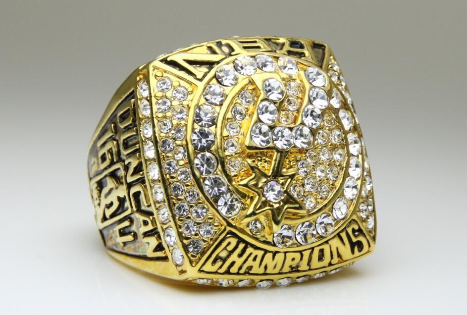 San Antonio Spurs NBA Championship Ring (2007) - Tim Duncan - Rings For Champs, NFL rings, MLB rings, NBA rings, NHL rings, NCAA rings, Super bowl ring, Superbowl ring, Super bowl rings, Superbowl rings, Dallas Cowboys