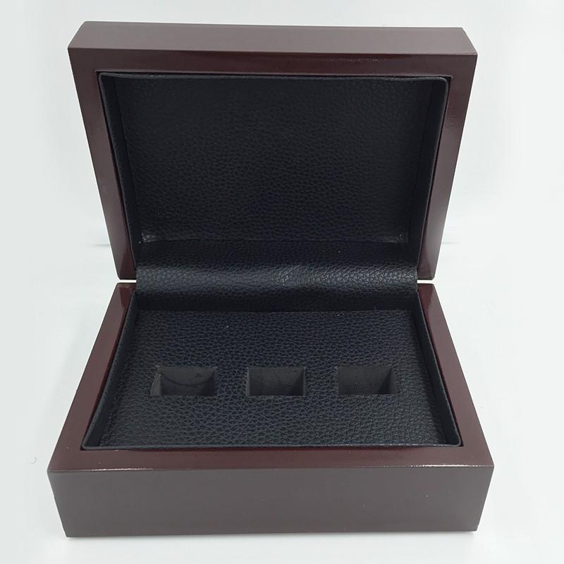 Solid Wooden Box?(3 Holes) - Rings For Champs, NFL rings, MLB rings, NBA rings, NHL rings, NCAA rings, Super bowl ring, Superbowl ring, Super bowl rings, Superbowl rings, Dallas Cowboys