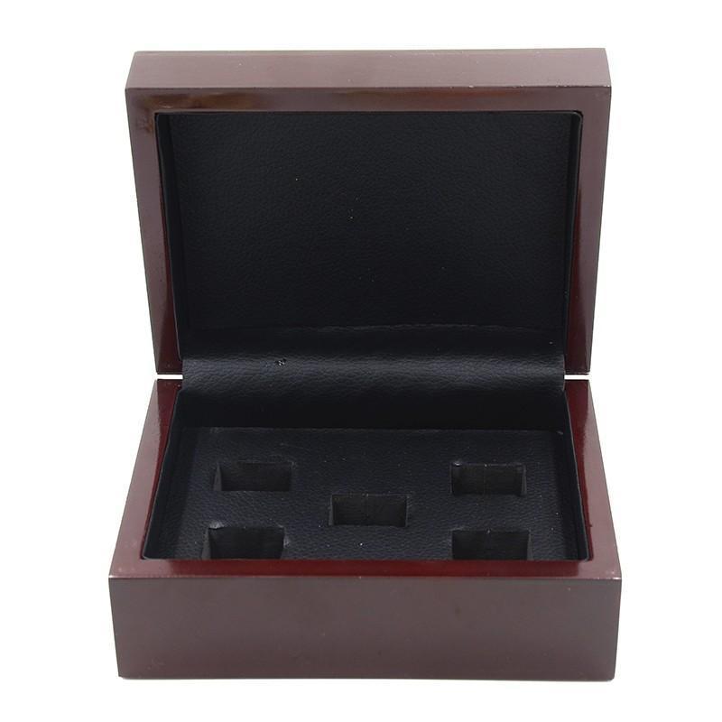 Solid Wooden Box?(5 Holes) - Rings For Champs, NFL rings, MLB rings, NBA rings, NHL rings, NCAA rings, Super bowl ring, Superbowl ring, Super bowl rings, Superbowl rings, Dallas Cowboys