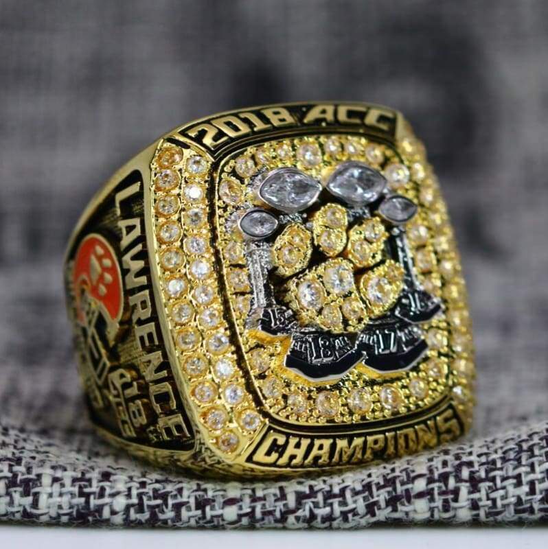 Clemson Tigers College Football ACC Championship Ring (2018) - Premium Series - Rings For Champs, NFL rings, MLB rings, NBA rings, NHL rings, NCAA rings, Super bowl ring, Superbowl ring, Super bowl rings, Superbowl rings, Dallas Cowboys