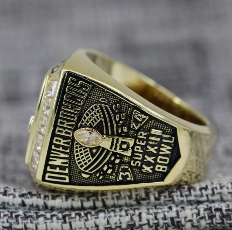 Denver Broncos Super Bowl Ring (1997) - Premium Series - Rings For Champs, NFL rings, MLB rings, NBA rings, NHL rings, NCAA rings, Super bowl ring, Superbowl ring, Super bowl rings, Superbowl rings, Dallas Cowboys