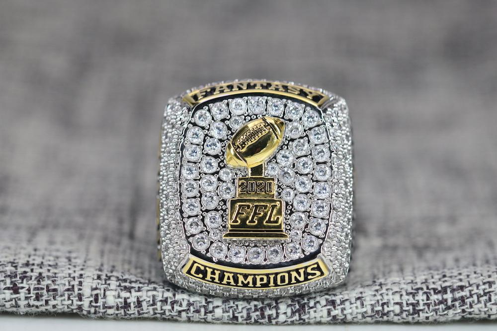 Fantasy Football Championship Ring (2020) - Premium Series - Rings For Champs, NFL rings, MLB rings, NBA rings, NHL rings, NCAA rings, Super bowl ring, Superbowl ring, Super bowl rings, Superbowl rings, Dallas Cowboys