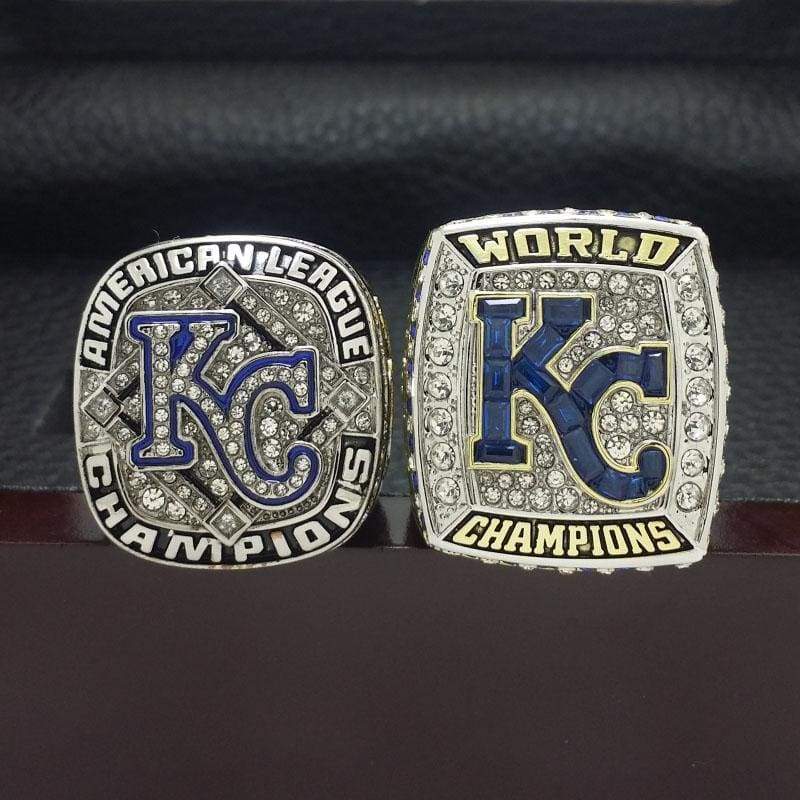 Kansas City Royals World Series Ring Set (2014, 2015) - Premium Series - Rings For Champs, NFL rings, MLB rings, NBA rings, NHL rings, NCAA rings, Super bowl ring, Superbowl ring, Super bowl rings, Superbowl rings, Dallas Cowboys