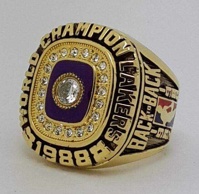 Los Angeles Lakers NBA Championship Ring (1988) - Premium Series - Rings For Champs, NFL rings, MLB rings, NBA rings, NHL rings, NCAA rings, Super bowl ring, Superbowl ring, Super bowl rings, Superbowl rings, Dallas Cowboys