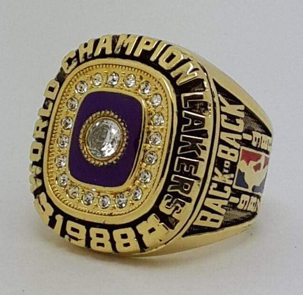 Los Angeles Lakers NBA Championship Ring (1988) - Premium Series – Rings  For Champs