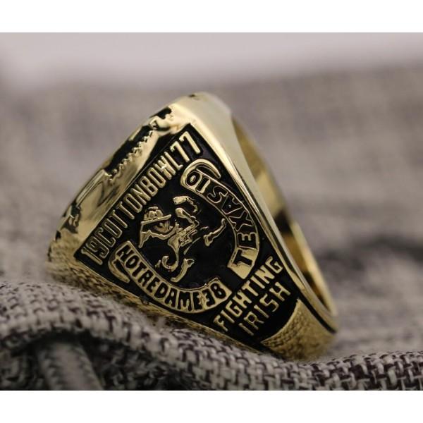 Notre Dame Fighting Irish College Football National Championship Ring (1977) - Premium Series - Rings For Champs, NFL rings, MLB rings, NBA rings, NHL rings, NCAA rings, Super bowl ring, Superbowl ring, Super bowl rings, Superbowl rings, Dallas Cowboys