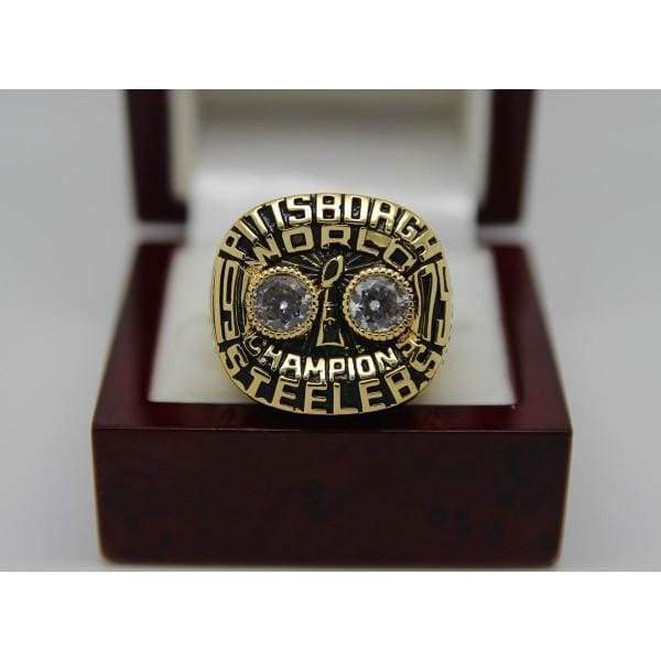 Pittsburgh Steelers Super Bowl Ring (1975) - Premium Series - Rings For Champs, NFL rings, MLB rings, NBA rings, NHL rings, NCAA rings, Super bowl ring, Superbowl ring, Super bowl rings, Superbowl rings, Dallas Cowboys