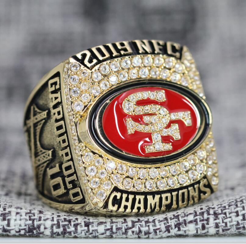 San Francisco 49ers NFC Championship Ring (2019) - Premium Series - Rings For Champs, NFL rings, MLB rings, NBA rings, NHL rings, NCAA rings, Super bowl ring, Superbowl ring, Super bowl rings, Superbowl rings, Dallas Cowboys