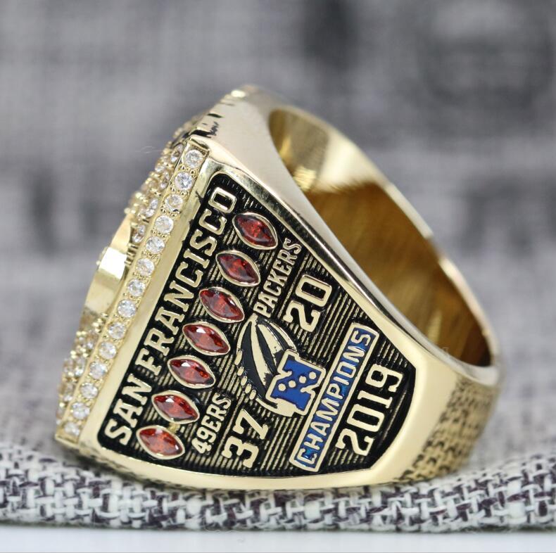 7 San Francisco 49ers NFL Super Bowl championship rings set