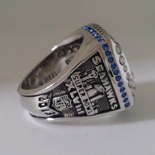 Seattle Seahawks Super Bowl Ring (2013) - Premium Series - Rings For Champs, NFL rings, MLB rings, NBA rings, NHL rings, NCAA rings, Super bowl ring, Superbowl ring, Super bowl rings, Superbowl rings, Dallas Cowboys