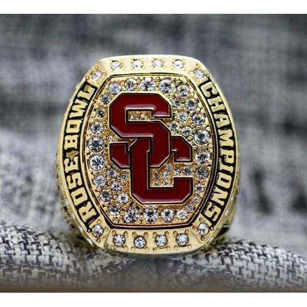 University of Southern California USC Trojans College Football Rose Bowl National Championship Ring (2017) - Premium Series - Rings For Champs, NFL rings, MLB rings, NBA rings, NHL rings, NCAA rings, Super bowl ring, Superbowl ring, Super bowl rings, Superbowl rings, Dallas Cowboys