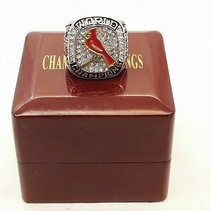 Set of 11 St. Louis Cardinals World Series Championship Rings w/Display  Case Box